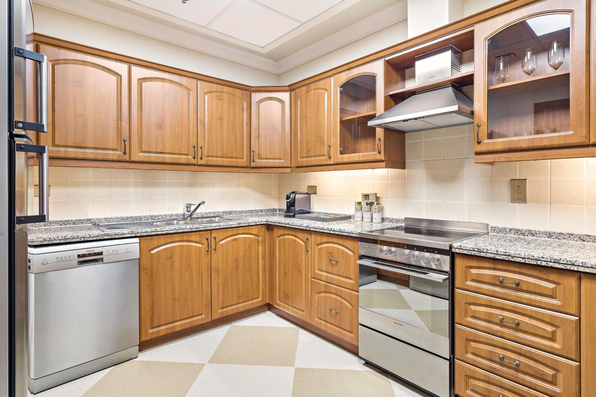 Kempinski Hotel & Residences Palm Jumeirah Dubai Buitenkant foto A modern kitchen